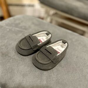 Gray Carters Penny Loafers. Baby 6-9 months. New.